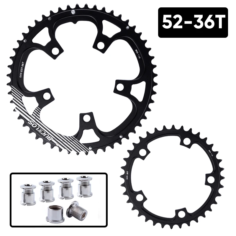 BUCKLOS Road Bike Chainwheel 110 Bcd Aluminum Alloy Speed Bicycle Chainring 50/3 - $136.28