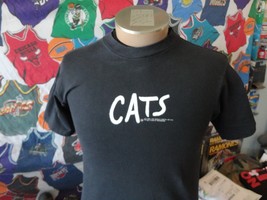 Vintage 80&#39;s CATS The Musical Broadway Play new york 1980&#39;s T Shirt Sz M - £30.96 GBP