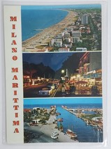 Postcard Milano Marittima Italy Collage City Skyline Aerial Views Points A4 - $5.75
