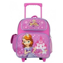 Disney Sofia the First Princess 12" Toddler Rolling Backpack girls carry bag - $53.45