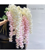 5 branches wedding wall hangings artificial Hydrangea garland floral arr... - $13.97 CAD