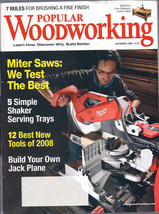 Popular Woodworking Magazine #173 December 2008 Brushing a Fine Finish - £2.02 GBP