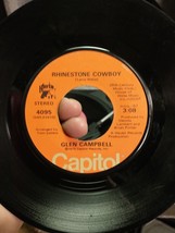 Glen Campbell,Rhinestone Cowboy / Lovelight 45 Capitol 4095 cleaned, tested - £3.59 GBP