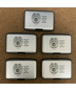 Card Holder Organizer Wallet Silver ID Credit Card Case (LOT OF 5) Set +... - €19,82 EUR