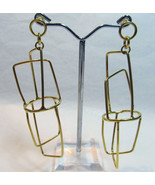 Geometric square Earrings - $110.00