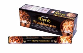 Darshan Myrrh Frankincense AGARBATTI Incense Stick Fragrance 6 Pack Of 20 Sticks - £12.15 GBP