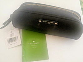 kate spade Berrie Wilson Road Cosmetic or Other Essentials Case Black NWT - £34.36 GBP