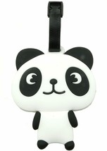 Panda Luggage Tag PVC Baggage Travel ID Airline Plane Bag 5.25&quot; Backpack  - $7.91