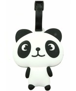 Panda Luggage Tag PVC Baggage Travel ID Airline Plane Bag 5.25&quot; Backpack  - £6.22 GBP
