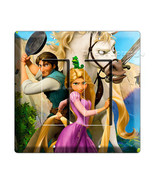 Tangled princess Rapunzel Flinn Pascal chameleon Maximus double GFI ligh... - $26.27 CAD
