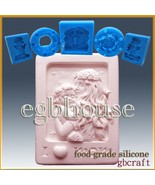 2D Silicone sugar/fondant/chocolate Mold - Mother holding her child in m... - £24.85 GBP