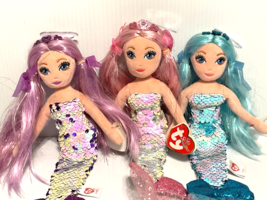 Ty Sea Sequins Limited Collection Indigo, Cora and Lorelei w/Tags VGC - $9.90