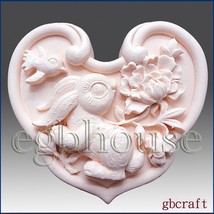2D Silicone Soap Mold  - Oriental Zodiac Sign - Rabbit - £18.91 GBP