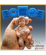 3D Silicone Sugar/fondant/chocolate Mold-Lifelike Baby Neo w/Princess Le... - £42.59 GBP