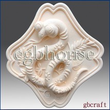 2D Silicone Soap Mold - Oriental Zodiac Sign - Snake - new design for 2013 - $23.61