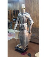 Medieval Knight Suit Of Armor Templar Combat Full Body Armour - $895.15 CAD
