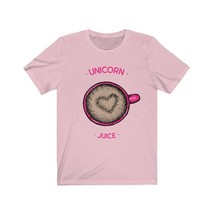 Unicorn Juice Coffee Heart tshirt, Unisex Jersey Short Sleeve Tee - £15.97 GBP