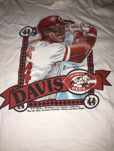 Eric Davis Cincinnati Reds Men T-shirt White Short Sleeve Sizes TE188 - £11.76 GBP+