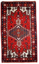 Handmade vintage Oriental rug 2.4&#39; x 4.4&#39; (75cm x 136cm) 1970s - 1C809 - $11,699.40 MXN