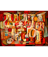 Art, Lithograph, Augusto Marín, Baraja española - $11,157.59 MXN