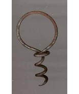 vintage mini steel wire corkscrew wine beverage primitive - $16.45 CAD