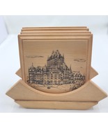 Antique Atelier-Pare&#39;  Wooden coaster set/Rare - $41.68 MXN