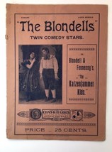 Blondells Twin Comedy Stars Sheet Music Fennessy&#39;s Katzenjammer Kids Incomplete - £19.18 GBP