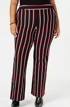 I.n.c. Womens Plus Size Striped Ponte-Knit Pants - $46.00