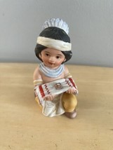 Vintage Gregory Perillo Ring Bearer Figure Wedding Party Native American 3.5&quot; - £13.47 GBP