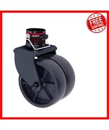 Heavy-Duty 6&quot; Trailer Caster Wheel 2000lbs with Metal Finish and Safety ... - $889.22 MXN