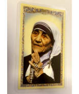 Saint Mother Teresa of Calcutta Laminated Prayer Card, New #2 - £2.33 GBP