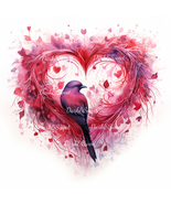 Valentine&#39;s Day HeartClip Art- 10 High Quality JPGs/ Digital Print/ Digi... - £1.29 GBP