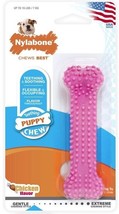 Nylabone Puppy Chew Dental Bone Pink - £7.82 GBP