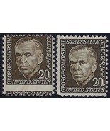 1289 -20c Misperf Error /EFO Change of Design "George C. Marshal" Mint NH - €7,13 EUR 1289 -20c Misperf Error /EFO Change of Design "George C. Marshal" Mint NH - €7,13 EUR