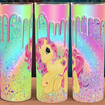 My Little Pony 80s Gradient Drip  Cup Mug Tumbler 20oz with lid/straw - £15.94 GBP