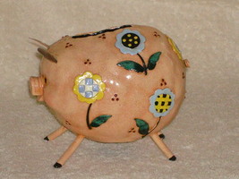 Flower Power Piggy Bank - £15.73 GBP