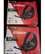 2 FOR PARTS  HyperX Cloud Stinger  Wired Gaming Headset Noise-Cancel  PC  - $372.78 MXN