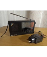 Soviet portable radio receiver Meridian .Works. USSR. Made in Soviet Union - $54.45