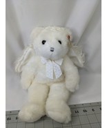 Ty Angel Bear Angelina White Plush 13 Inch 2002 Stuffed Animal Toy - $8.96