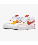 Nike Wmns Air Force 1 Shadow White/Bright Ceramic/Dark Russet CI0919-124 - $205.64 CAD
