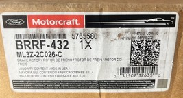 Motorcraft BRRF-432 / Ford ML3Z-2C026-C Brake Rotor Assembly - $74.80