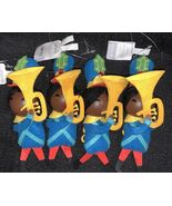 Target Wondershop Christmas Ornament Tuba Player Felt Wood Face 2021 Lot... - €20,26 EUR