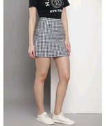 Tommy Hilfiger Pull On Gingham Check Print Skirt Classic Retro Comfort NWT - $24.99