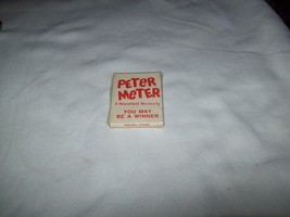 Vintage PETER METER Condom Package gag joke novelty dick cock shaft peni... - £15.85 GBP
