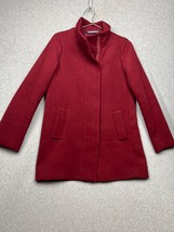 J Crew Wool Blend Coat Jacket Minimalist Simple Classic Womens S / 4 Cla... - $88.88