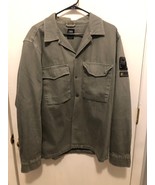 Zara Mens XL Outdoors Denimwear Shirt Field Jacket Shacket Button Up Rel... - €18,68 EUR