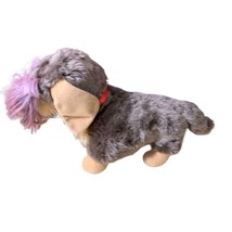 2006 Playmates Toys Plush Stuffed Animal Dog Puppy Toy Love N Blush 12 in Length - $12.86