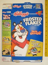 Empty Kellogg's Cereal Box 2003 FROSTED FLAKES Cartoon Network  Z130A38 - $17.28