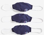 3 Pack~Champion Ellipse Reusable Face Mask New In Box Navy Blue/White L/XL - $18.91