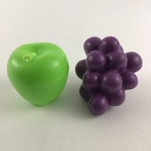 Little Tikes Vintage Pretend Play Food Healthy Fruit Lot Grapes Apple 80... - $34.16 CAD